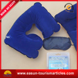 Promotion Square Shape Plastic Inflatable Pillow for Airplane