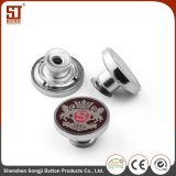 Embossed Alloy Metal Brass Button for Garment
