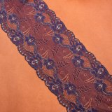 17cm Bridal Veil Embroidered Lace Trim