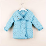 Western Girl Coat with Puff-Sleeved for Children Apparel