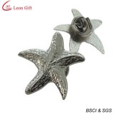 Hot Sale Metal 3D Starfish Personalized Pins (LM1747)