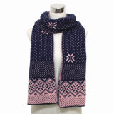 Lady Fashion Acrylic Knitted Winter Warm Scarf (YKY4355)