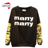 Customed Fashion Cotton Printing Camo Sweater Shirts (QZ-LW-086)