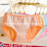 Wholesale Fashionable Cotton Cross Stripe Printing Young Girls Triangle Panties Ladies Underwear