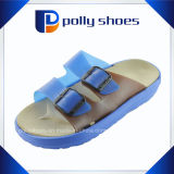 Thick Sole Cork Sole Men Slipper with Buckle