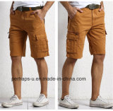 Fashion Mens Apricot Cotton Cargo Pants