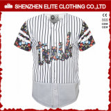 Club Sublimation Polyester Baseball Jersey Custom