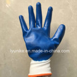 China Supplier 13G Nylon Knit Nitrile Coated Industrial Gloves