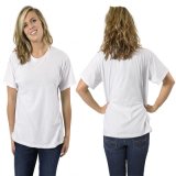 Blank Women Plain Stretch Print 100 Cotton T Shirt