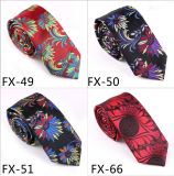 Flowers Design Silk/Polyester Necktie Fx-49