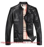 Men's Clothing 100%PU Woven Washing Jacket with Collarstand (RTJ14004)