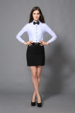 Lady Office Long Sleeve Formal Office Wear Shirt--Md1a8442