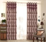 Simple Style Yarn Dyed Jacquard Fabric Curtain (MX-171)