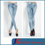 China Supplier Light Blue Women Jean (JC1255)
