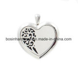 Heart Stainless Steel Essential Oil Diffuser Floating Locket Charm