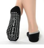 Hot Sell Customed Colorful No Back Anti Slip Crossover Yoga Pilates Barre Socks