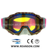 Large Vision Ranbow Lens All Over Printing Windproof Ski Snow Goggles