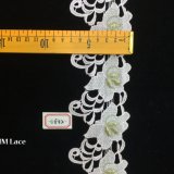 7.5cm Daffodils with Gold Gold Stamen/Pistil Lace Girl Headband, Elegant Trimming Lace for Cloth Hme832