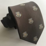 Custom Design Men's Polyester Logo Woven Neck Ties (L047)