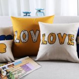 Discount Cotton Linen Decorative Throw Pillow Covers for Chair