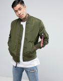 Men's Jacket Slim Fit in Dark Green