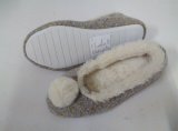 Latest Warm Indoor Slippers Stripes Knitted Soft Ballet Shoes Slippers