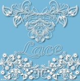 Wholesale Fancy Polyster Guipure Motifs Lace for Bridal Evening Dress