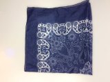 Blue Cotton Kerchief Scarf Fashion Shawl Women Fashion Scarf Supplier
