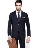 New Fashion Italian Wool Business Black Suit for Men