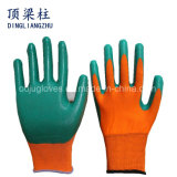 13 Gauge Polyester Work Glove with Nitrile Coated in China