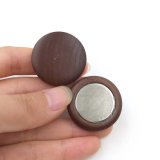 Custom Combined Button Wooden Magnet Snap Button with Strong Magnet
