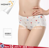 New Arrival One-Piece Seamless Cotton MID-Rised Cartoon Printing Young Girls Stylish Panties Ladies Lingerie Panty