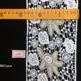 13.5cm Big Wide Old Rose Lace Trimming, Chantilly Lingerie Lace Hme819