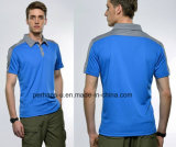 Cool Mens Polyester Mesh Breathable Polo Shirt