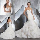 Organza Mermaid Prom Dress Bridal Wedding Gowns Dresses (5604)