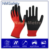 Nmsafety 13G Red Polyester Latex Coated Safety Glove