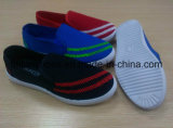 Men Injection Canvas Shoes Leisure Footwear with Good Quality (FFCS-28)