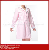 2018 New Design Nurse Doctor Pink Lab Coat Uniform for Hospital (H69)