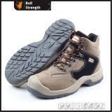PU/PU Injection Safety Shoe with Suede Leather (SN5134)