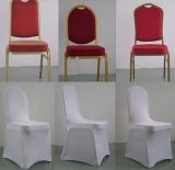 White Color Polyester Spandex Banquet Wedding Party Chair Covers (DPF107123)
