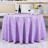 120cm Round Polyester Table Cloth in Cheap Price (DPF107105)