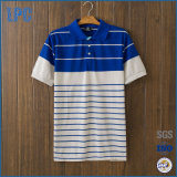 Brand Quality Contrast Color Striped Polo Shirt
