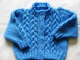 Cable Hand Knitted Baby Sweater Cardigan Dress Pullover Apparel