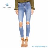 Straight-Leg Skinny High Waist Women Denim Light Blue Jeans by Fly Jeans