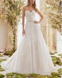 2017 Lace Appliques A-Line Bridal Wedding Dress 6834