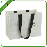 White Paper Shopping Bag with Handles