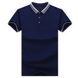 Blank 95% Cotton 5% Spandex 180GSM Men's Polo Shirts