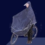 Men Ladies Cycling Bicycle Bike Hooded Windbreaker Rain Poncho