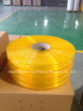 Standard Transparent Yellow PVC Strip Curtain (Double Ribbed)