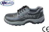 Nmsafety Cow Slipt Smooth Leather Low Cut Safety Shoes